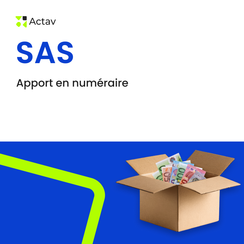 Kit SAS / apport en numéraire
