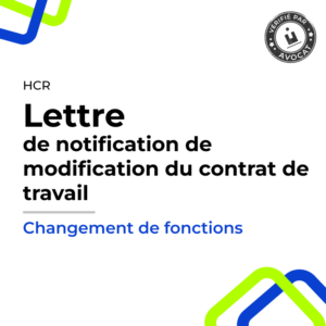 Proposition de modification du contrat de travail - changement de fonctions - ACTAV