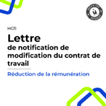 Lettre de notification de modification du contrat de travail pour motif éco - Réduction de la rémunération - ACTAV