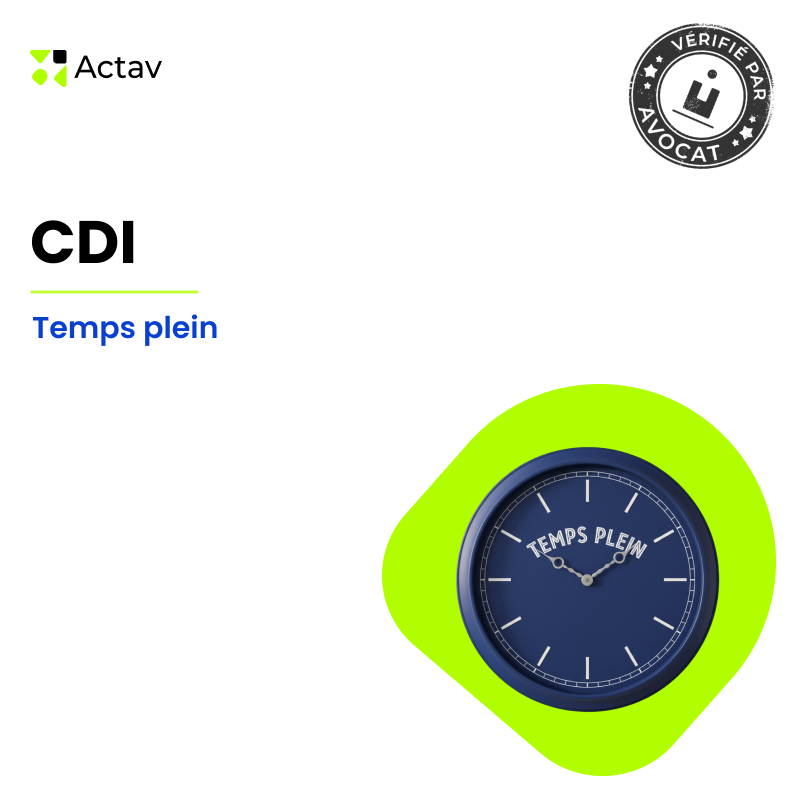 Modèle de CDI à temps plein