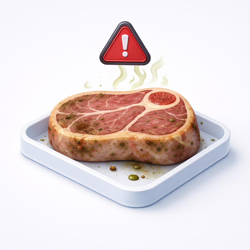 Lettre d'avertissement pour non-respect des normes de sécurité alimentaire