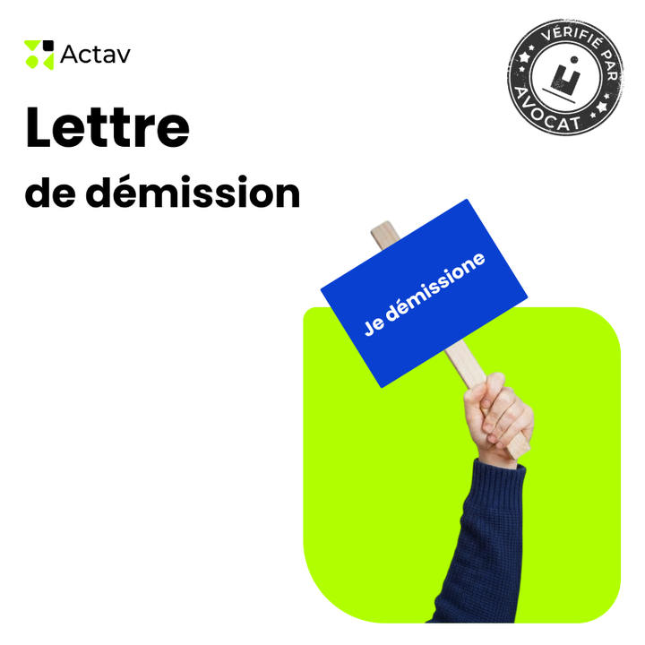 Lettre de démission