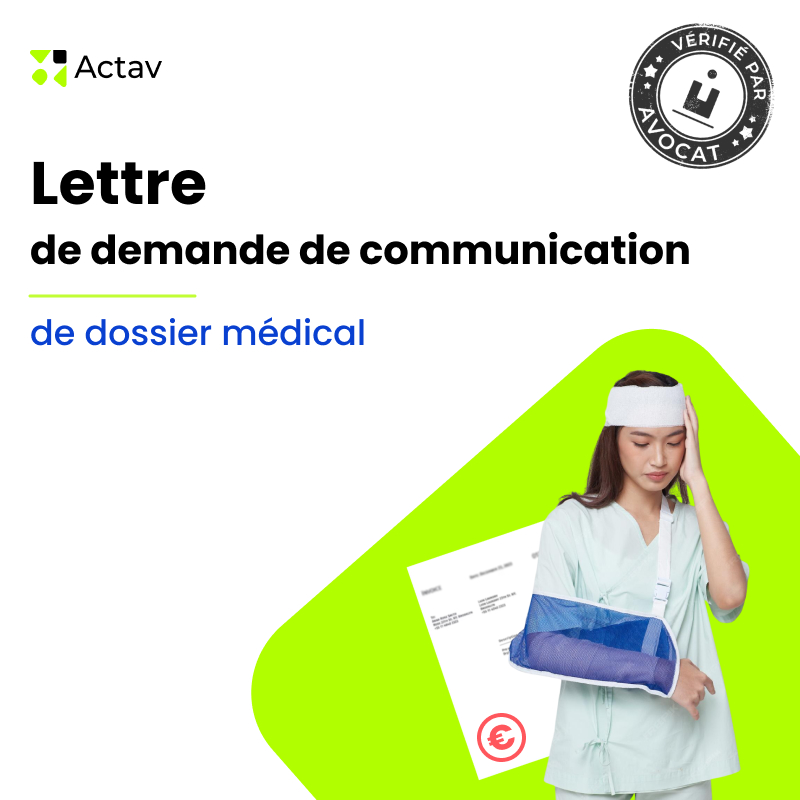 Modèle de lettre de demande de communication de dossier médical