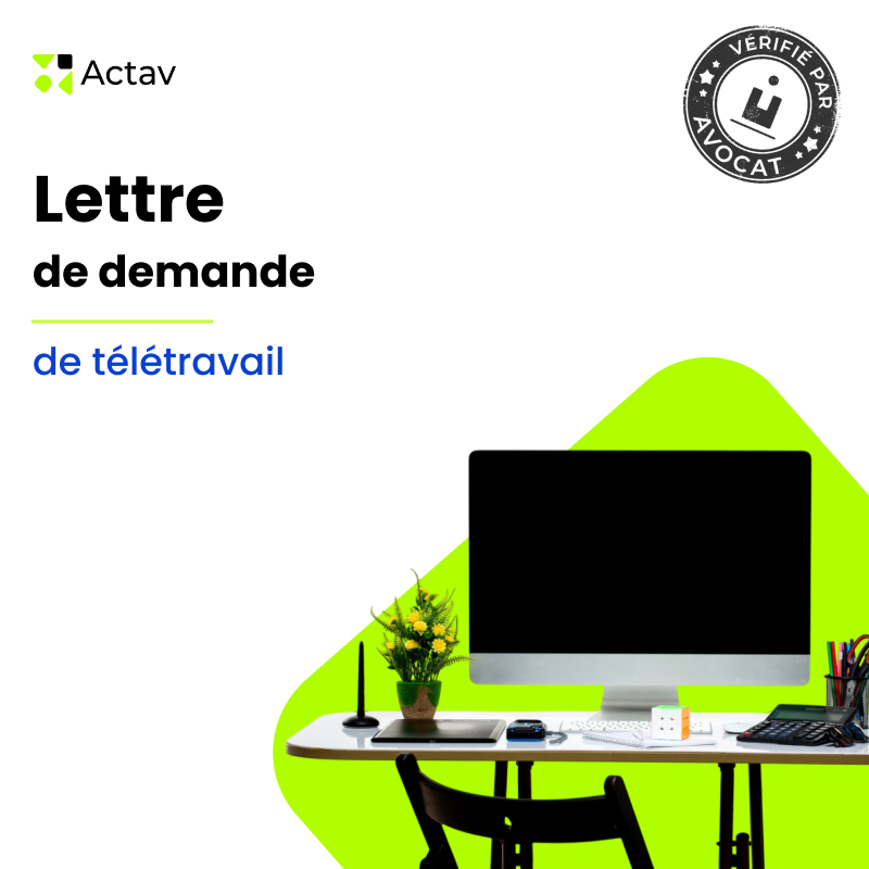 Modèle de lettre de demande de télétravail