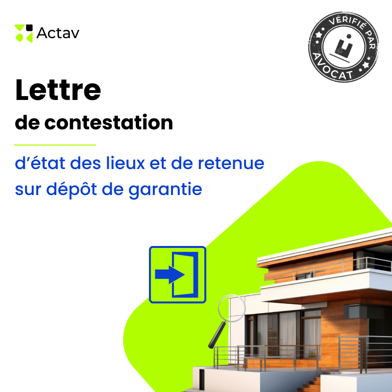 Modèle de lettre de contestation de l’état des lieux de sortie du logement