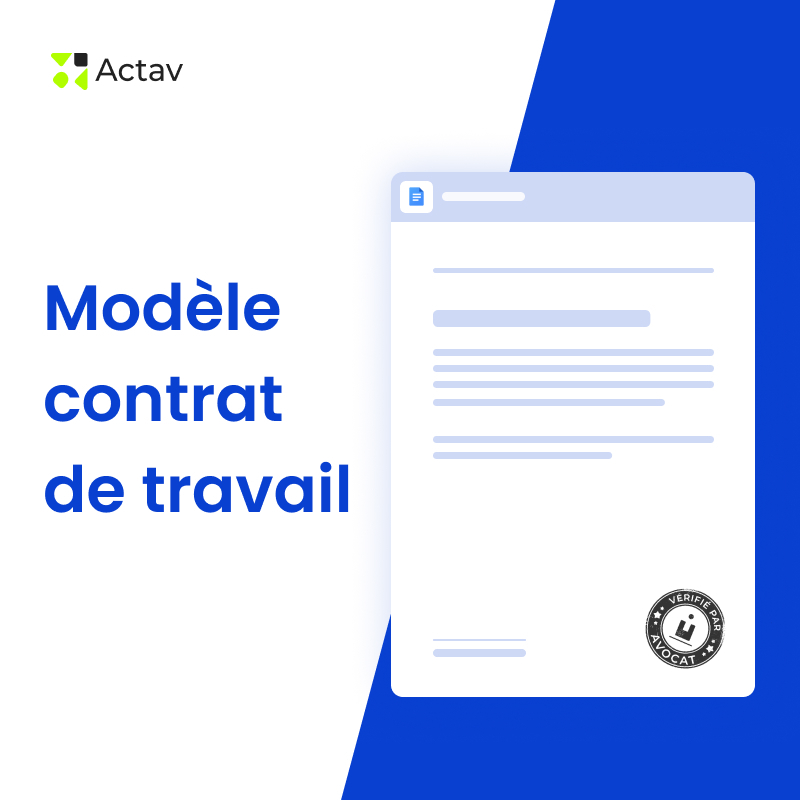 Modèle de Contrat de Travail (CDI & CDD) — Rédigé par Avocat