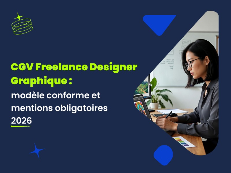 CGV designer graphique en freelance 2026 — modèle conforme Actav