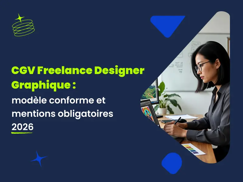 CGV freelance designer graphique 2026 — modèle conforme Actav