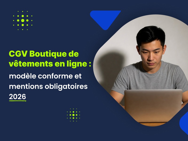 CGV boutique en ligne vêtements 2026 — modèle conforme Actav