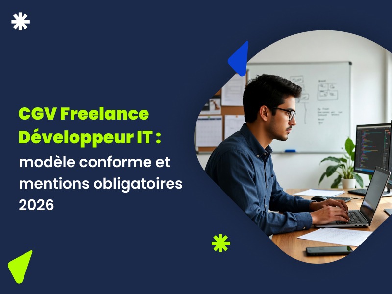CGV freelance développeur IT 2026 — modèle conforme Actav