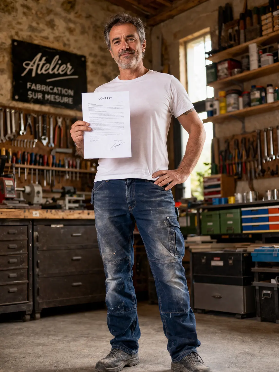 Artisan au travail