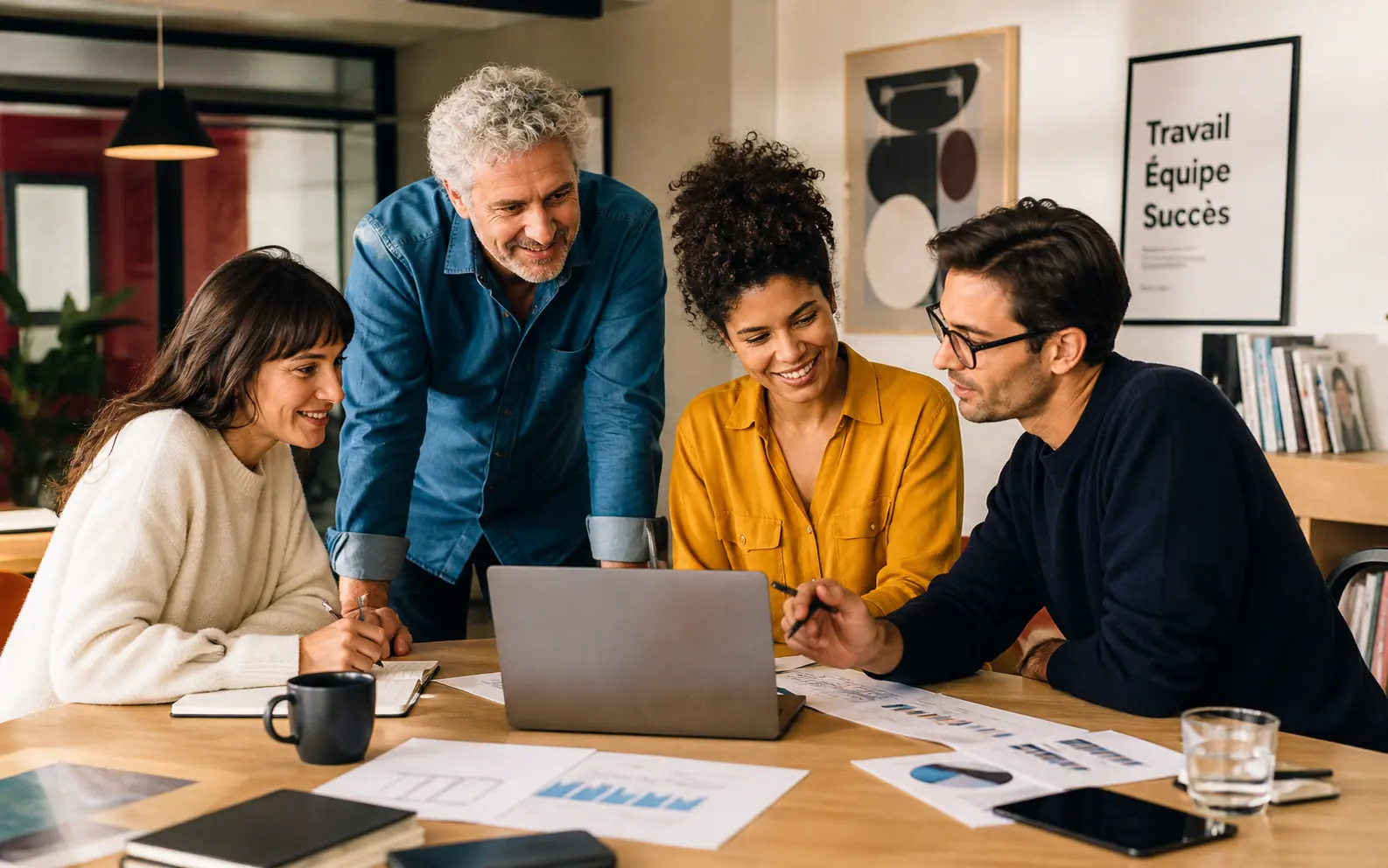 Équipe en collaboration