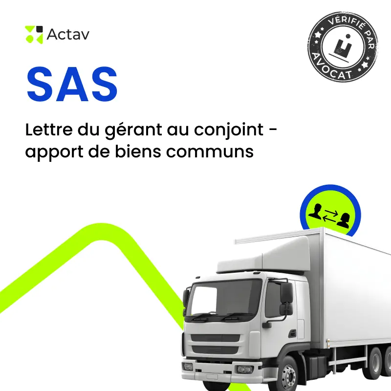 Modele attestation d'information du conjoint commun en biens — SCI — modèle avocat Actav, fichier Word .docx