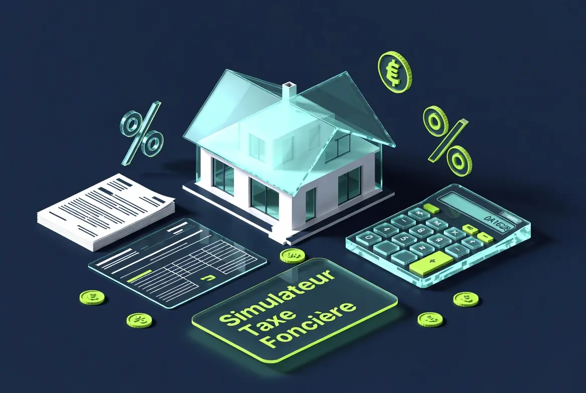 Calcul taxe foncière 2026 : simulateur en ligne avec maison, calculatrice et avis d'imposition — Actav