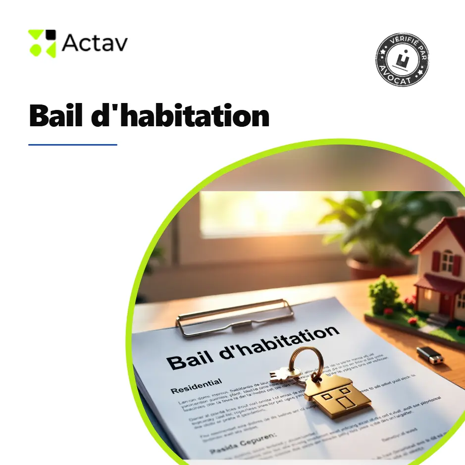 Modèle de bail habitation à télécharger, rédigé par avocat, format Word modifiable et conforme 2026