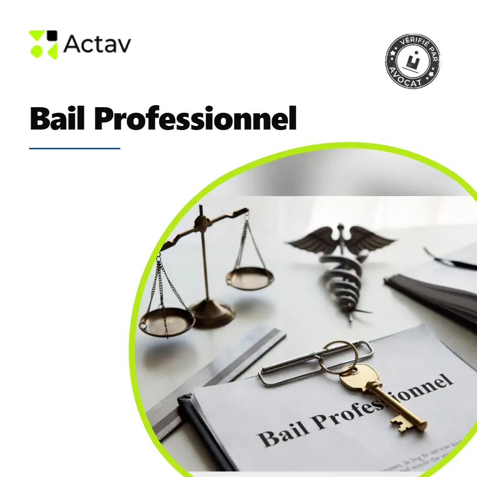 Modèle de bail professionnel à télécharger, rédigé par avocat, format Word modifiable et conforme 2026