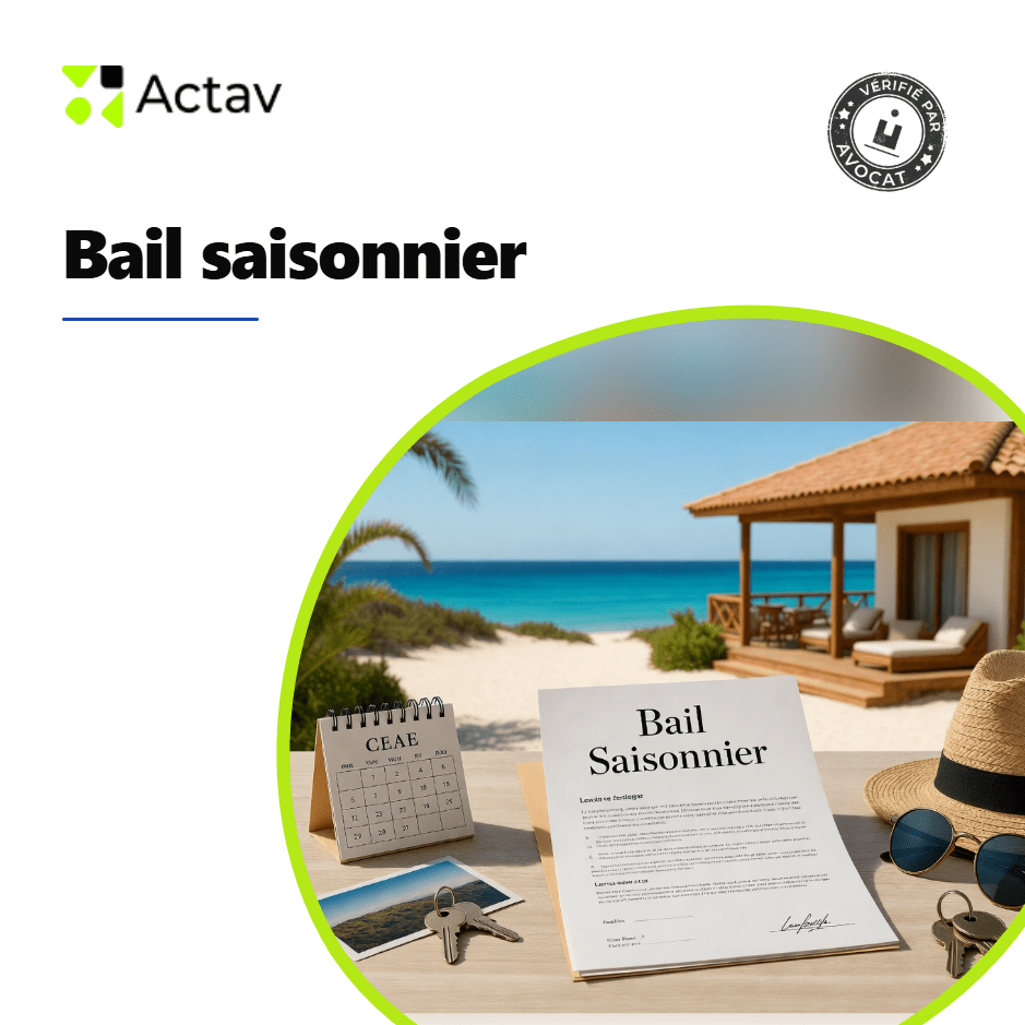 Modèle de bail saisonnier à télécharger, rédigé par avocat, format Word modifiable et conforme 2026