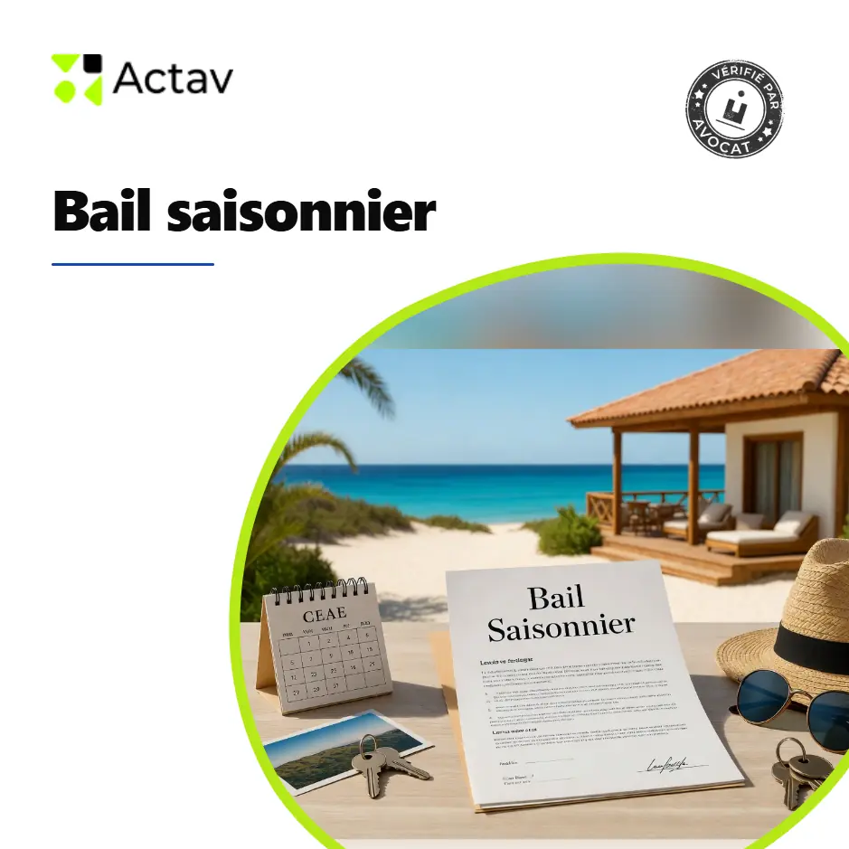 Modèle de bail saisonnier à télécharger, rédigé par avocat, format Word modifiable et conforme 2026