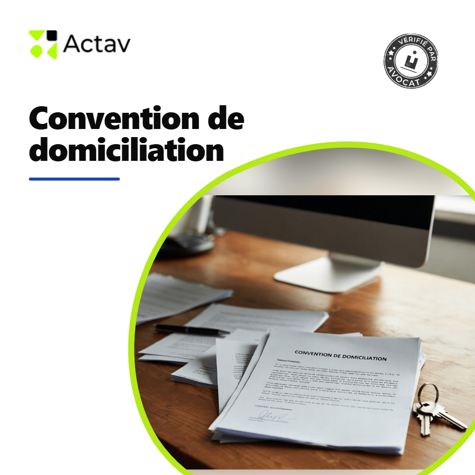Modèle de convention de domiciliation à télécharger