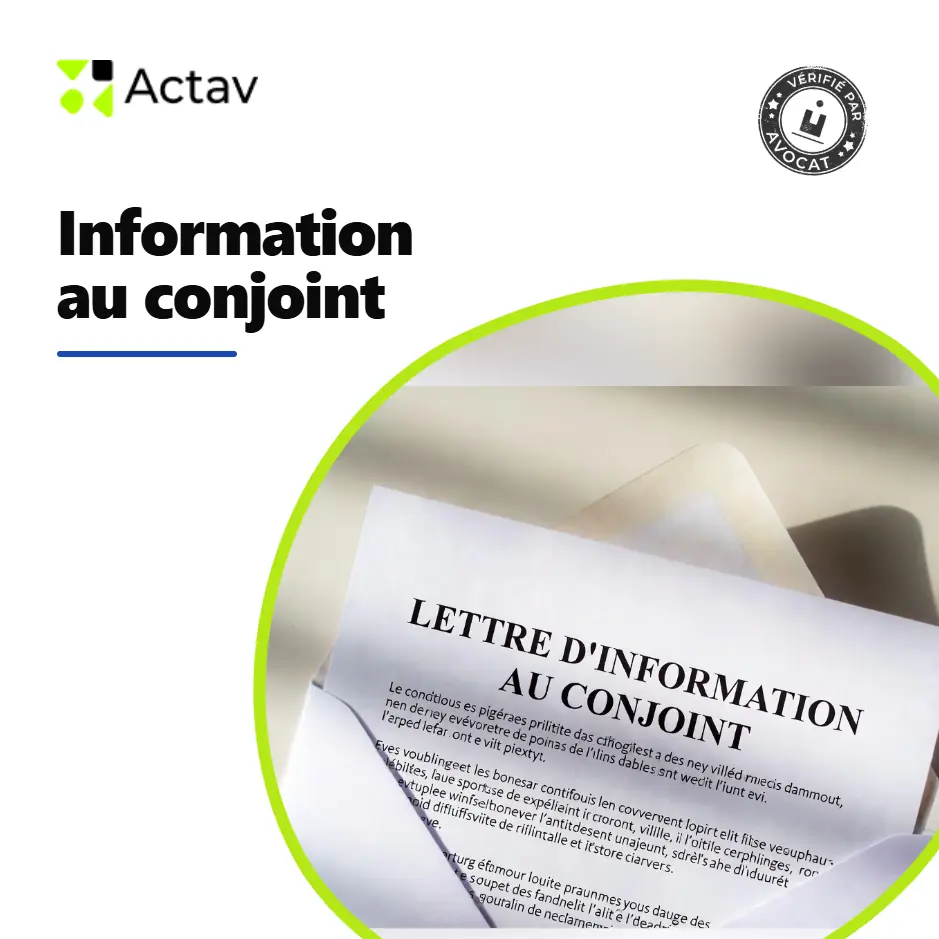 Information du conjoint