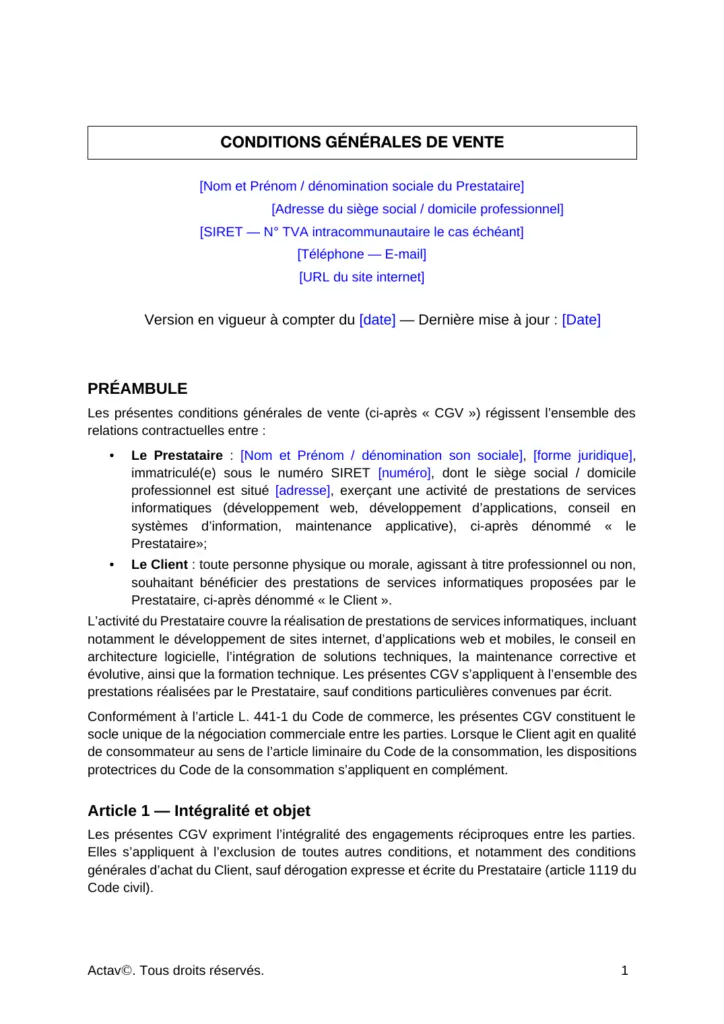 Aperçu page 1
