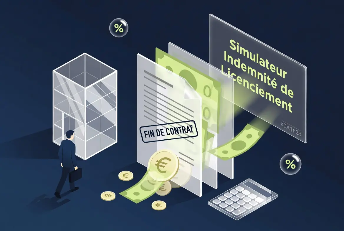 Calcul indemnité licenciement 2026 : simulateur et barème Actav