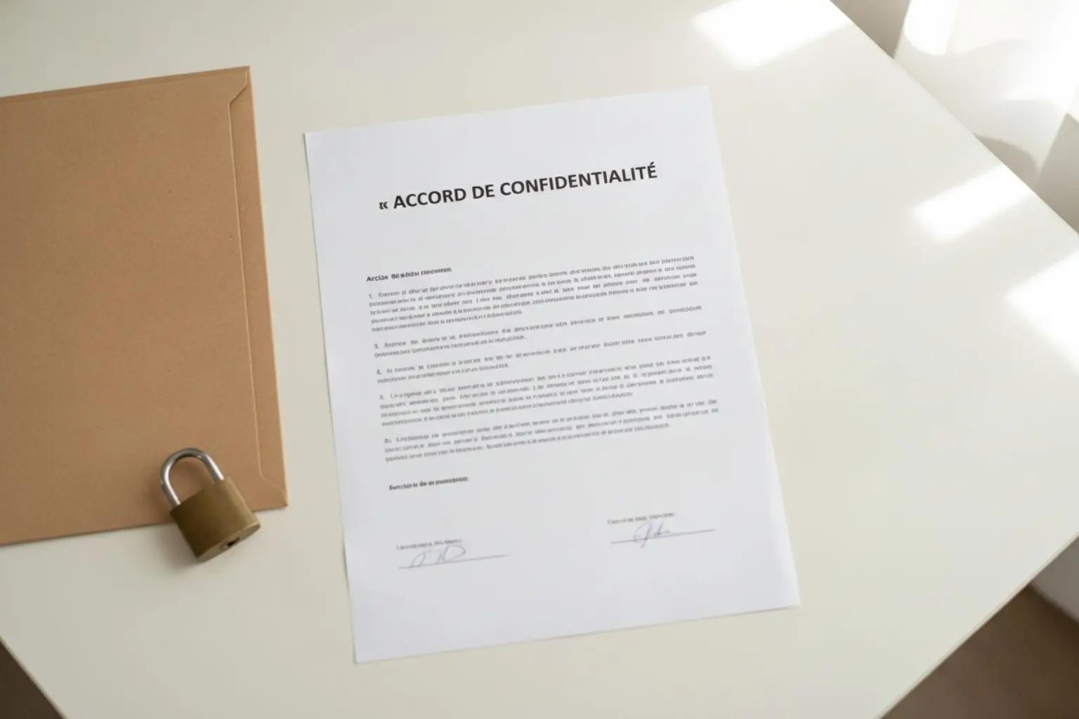 Accord de confidentialité modèle : aperçu du document type à télécharger en Word et PDF