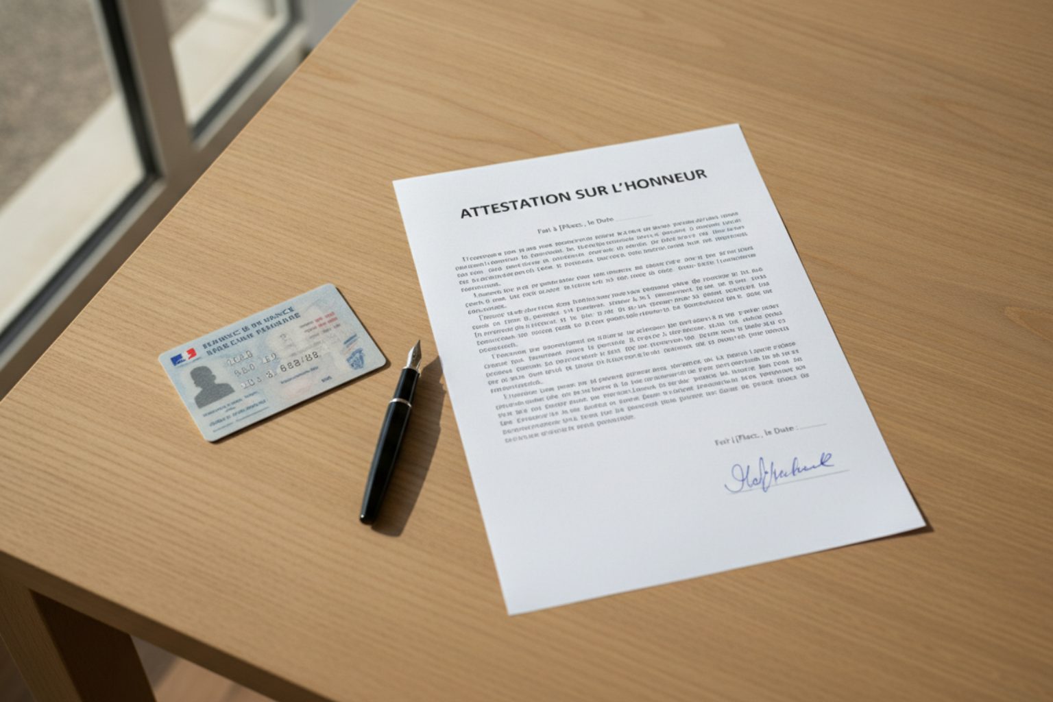 Modèle attestation sur l'honneur : aperçu de l'attestation type à télécharger en Word et PDF