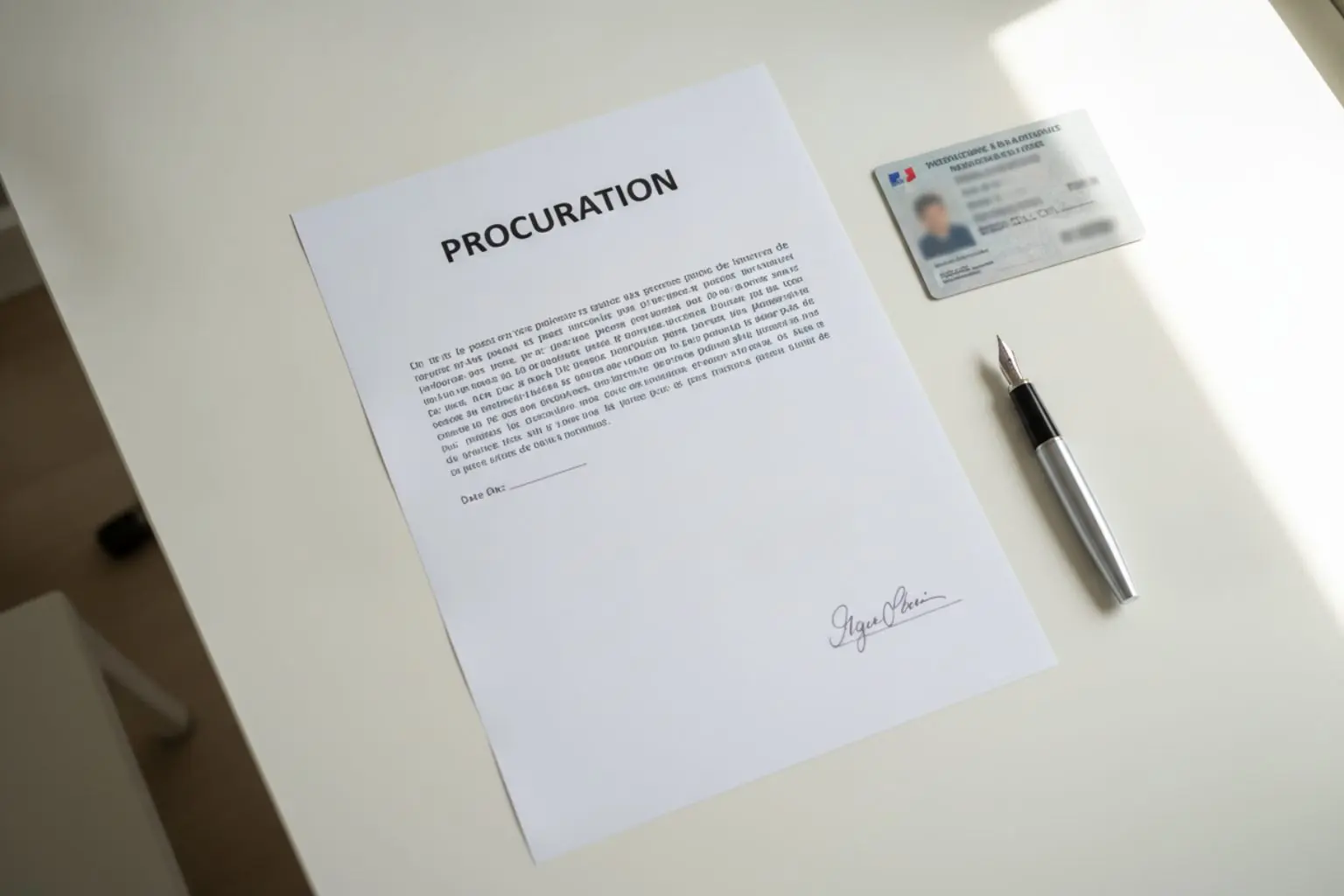 Modele procuration : aperçu de la procuration type à télécharger en Word et PDF