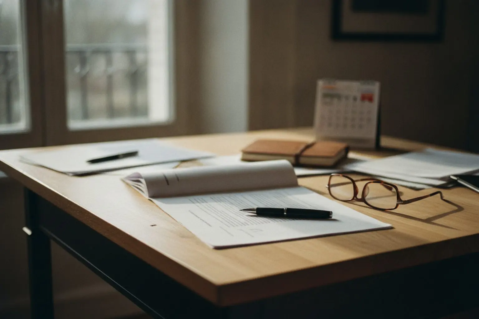 Avenant au contrat de travail : stylo posé sur la ligne de signature du contrat